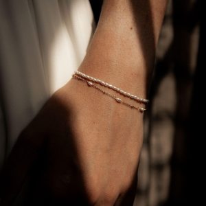 Bracelet perles fines